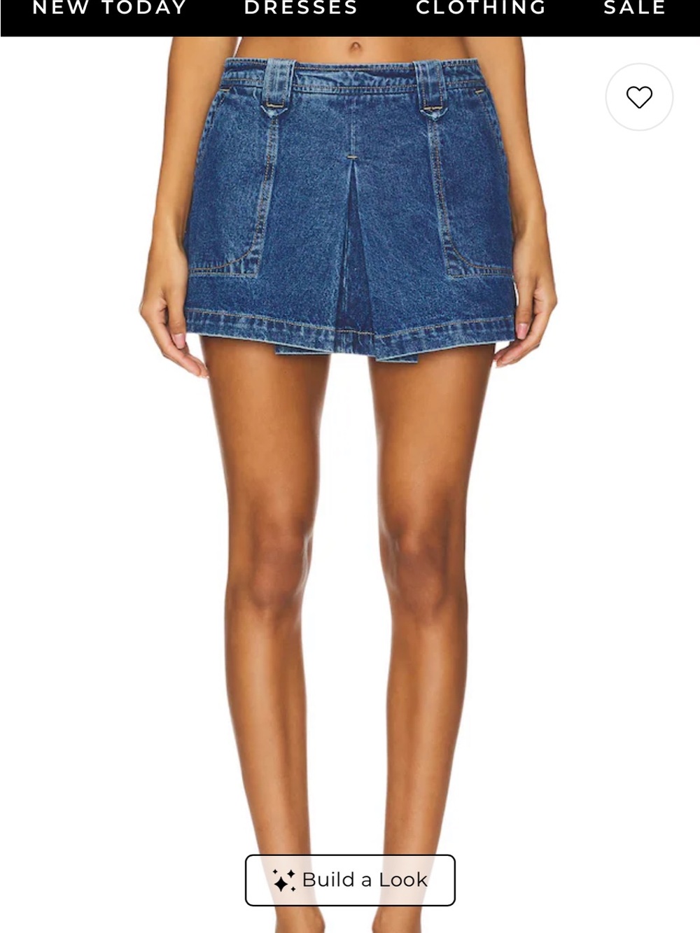 GRLFRND Denim Mini Skirt